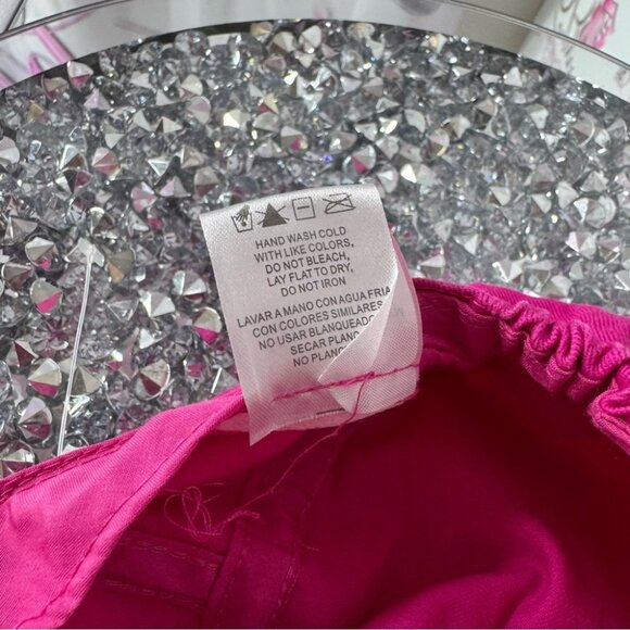 Hello Kitty Pink hat cap sparkly glitter embroidered rare vintage